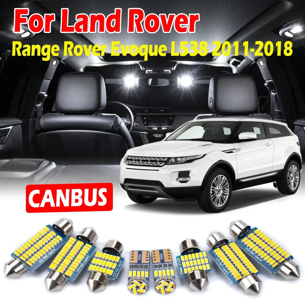 LED Interior Light Kit for Land Rover Range Rover Evoque L538 - Canbus Error-Free Bulbs | AUTOKITSHOP