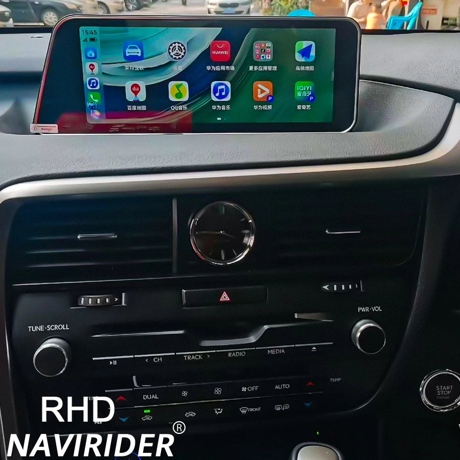 RHD Car Video Player For Lexus Rx450h RX200t RX350 RX300 RX 450H 200t 350 GPS Navigation 2