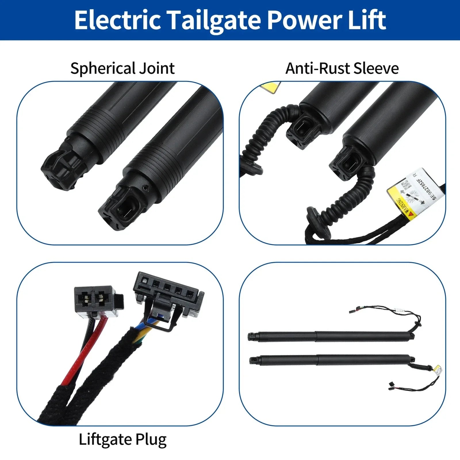 Rear tailgate strut For 2010-2015 Typ3T SKODA SuperB II Rear Tailgate Power Lift Support L | AUTOKITSHOP