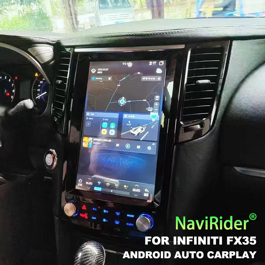 12.1Inch For Infiniti FX35 FX37 FX50 QX70 2009-2013 Android 15 Car Radio Auto Multimedia V