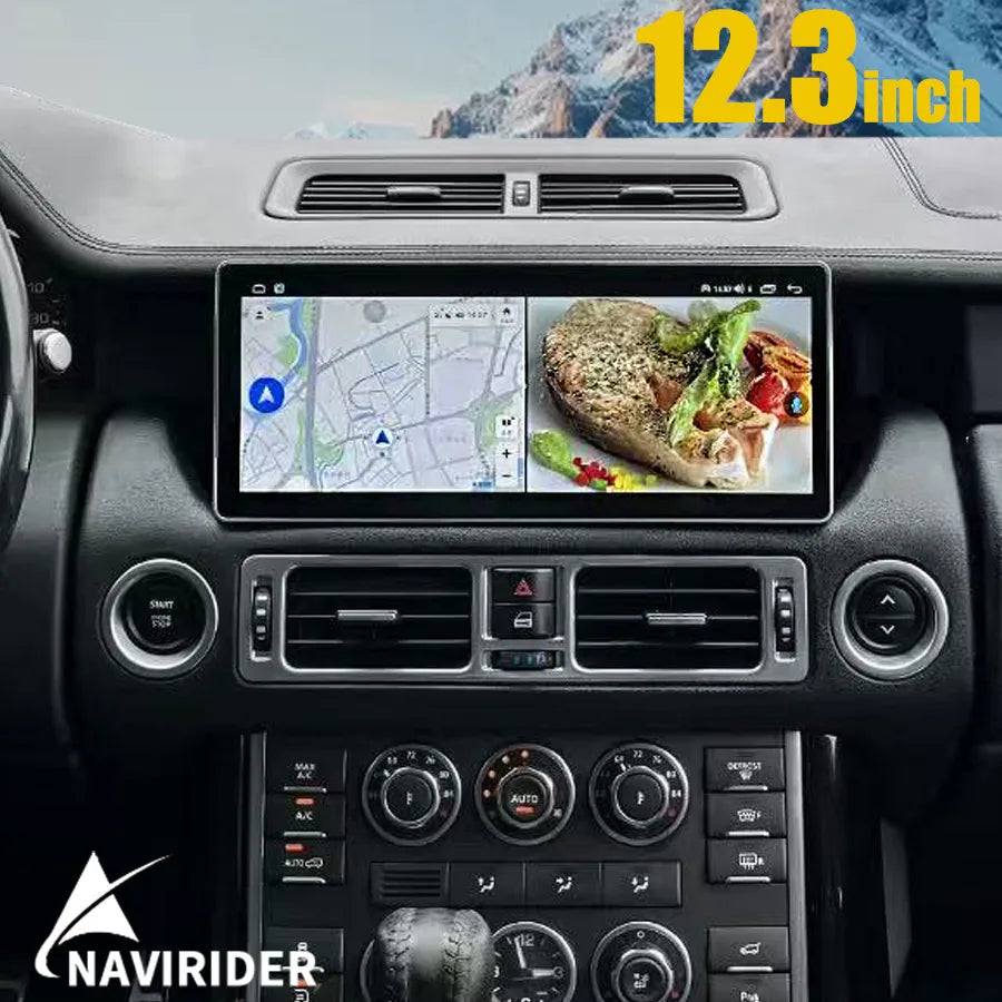 12.3inch Android 15 Stereo Carplay For Land Range Rover V8 L322 2002-2012 Car Radio Multim | AUTOKITSHOP