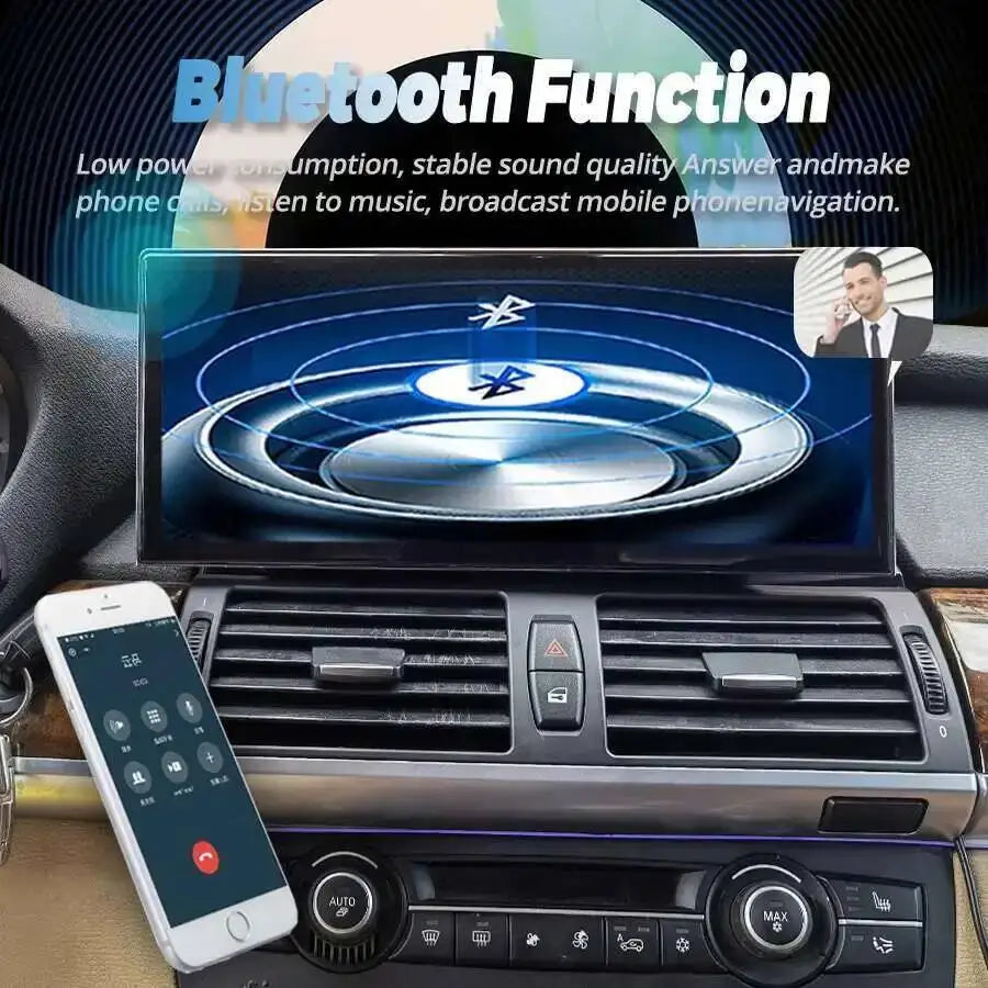 12.3inch Car Radio For Bmw E70 X5 Bmw X6 E71 CCC CIC Android14 Auto GPS Nivigation Multime | AUTOKITSHOP