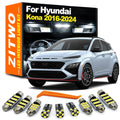 13Pcs Vehicle LED Bulb Interior Dome Reading Sun Visor Light Kit For Hyundai Kona 2016 2017 2018 - Canbus LED Car Light