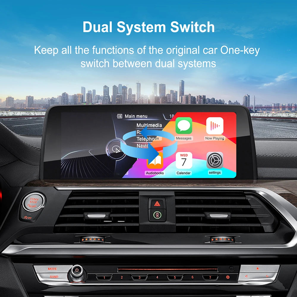 Wireless CarPlay Android Auto for BMW NBT MINI F56 X3 F25 X4 F26 X5 F15 F85 X6 F16 F86 123 | AUTOKITSHOP