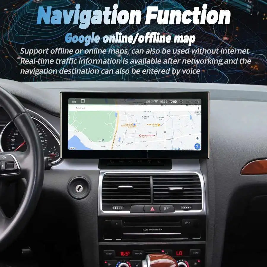 Qualcomm 685 Android 13 Car Multimedia Player Audio For Audi Q7 2010 - 2015 Auto GPS Navig