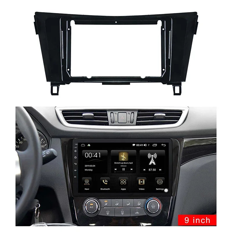 9 Inch Car Fascia For NISSAN Qashqai X-Trail 2015 16 17 2018 Fascia Panel Audio Fitting In | AUTOKITSHOP