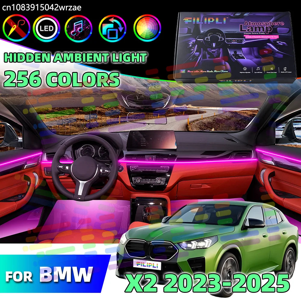 64 RGB - Ambient Light - for BMW U10 X2 - Car Interior Lighting | AUTOKITSHOP