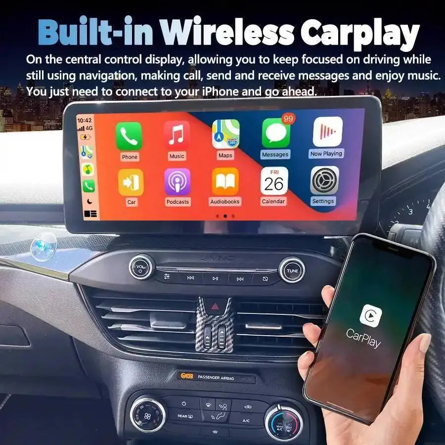 For Ford Focus Mk4 2018-2025 Dual System Touch Screen Car Radio Stereo Android 14 CarPlay  | AUTOKITSHOP