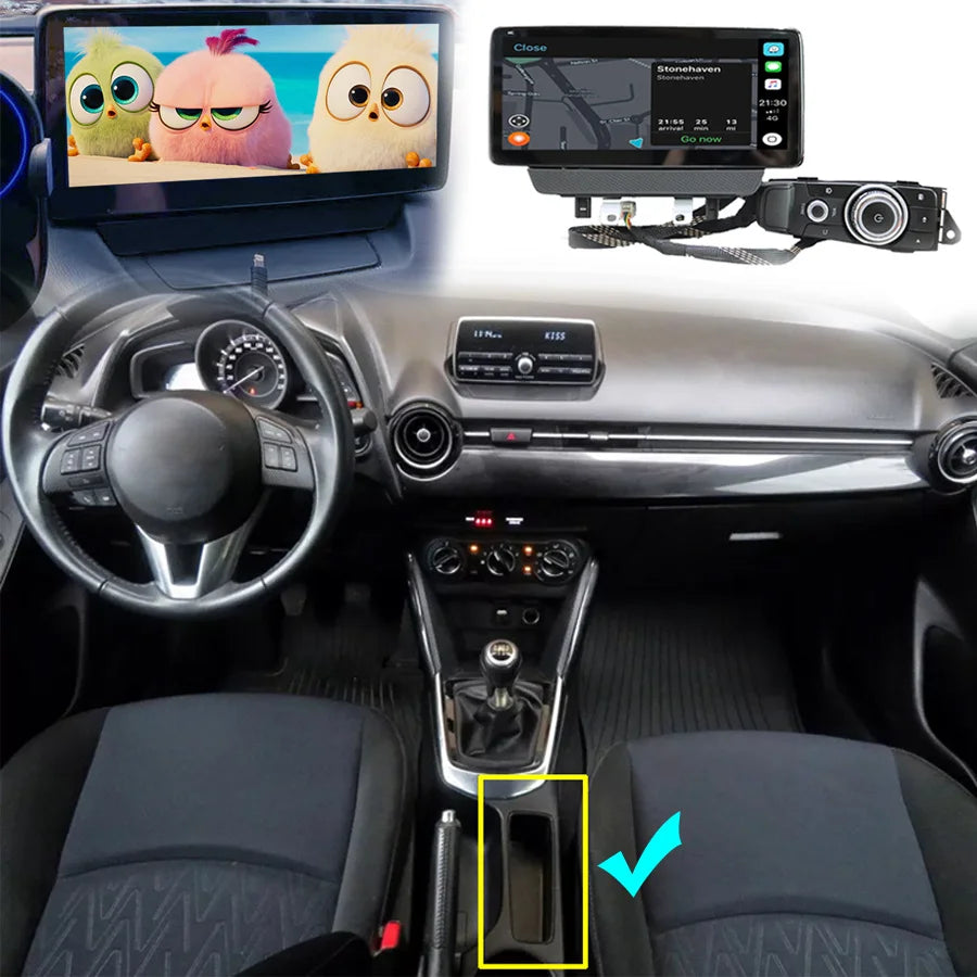 10.25inch Car Radio Android 12 Multimedia Video Player For Mazda 2 2015 CX-3 CX3 2016 GPS