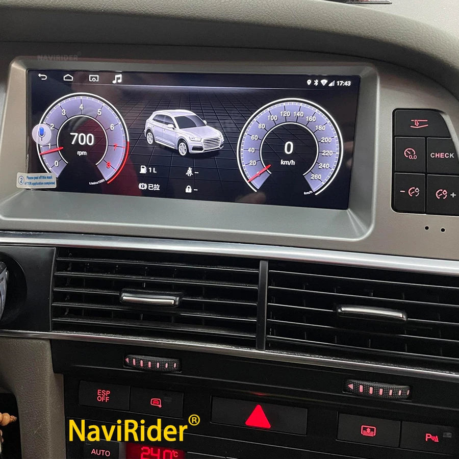 8.8Inch Qled Screen Android 13 For Audi A6 AL6 A7 2005-2011 Car GPS Navi Auto Multimedia V | AUTOKITSHOP