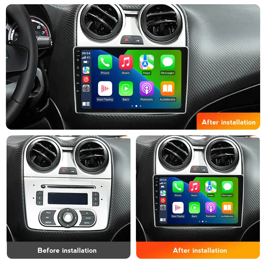 Wireless CarPlay Auto Radio Stereo for Alfa Romeo MiTo 955 2008 - 2016 Android 14 Car Mult | AUTOKITSHOP