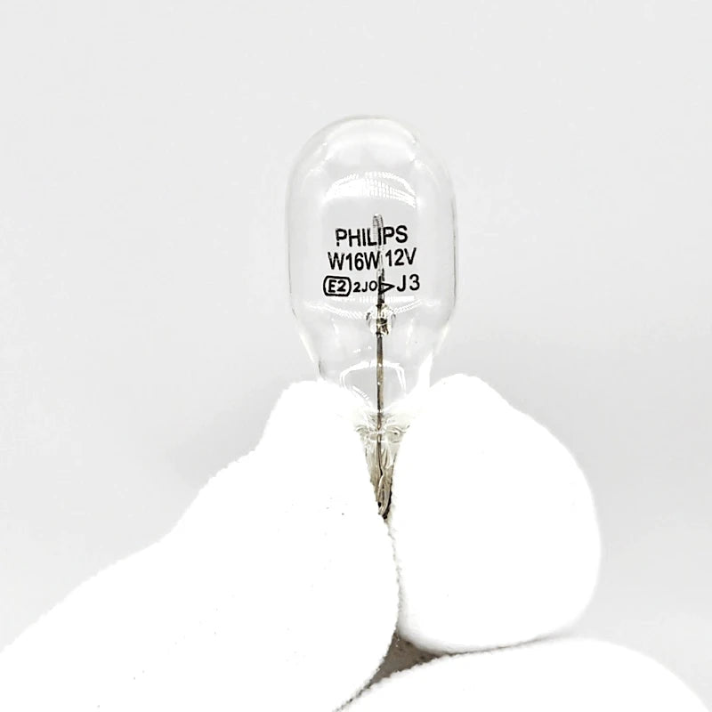 Philips 12V W16W W2,1x9,5d Vision Original Car Reverse Bulb Brake Lamp Standard Signals Re