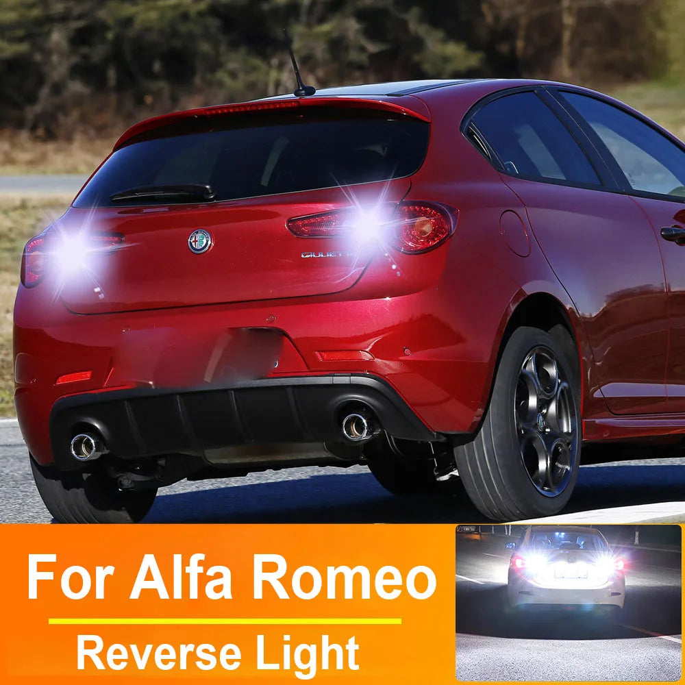 2-Piece LED Interior Light Kit for Alfa Romeo Giulietta 145 146 147 156 166 159 GTV Spider Brera Mito Canbus - Canbus...