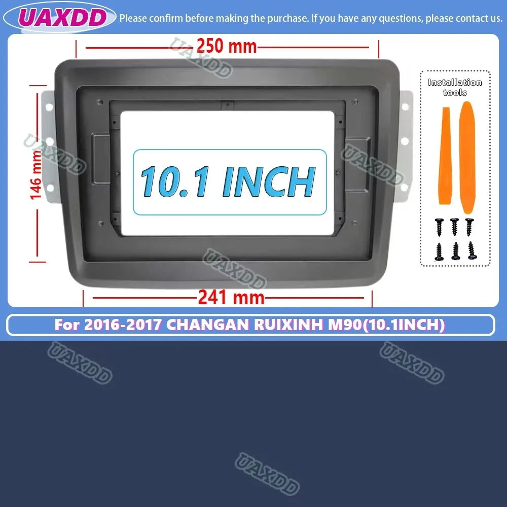 Car Android Radio Frame CD Audio Panel Multimedia Frame 10.1 INCH Fascias For Chana Changa