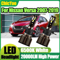3570 csp chips 6500K White H4 LED Headlights 20000LM Headlamps Plug and Play Car Headlamps