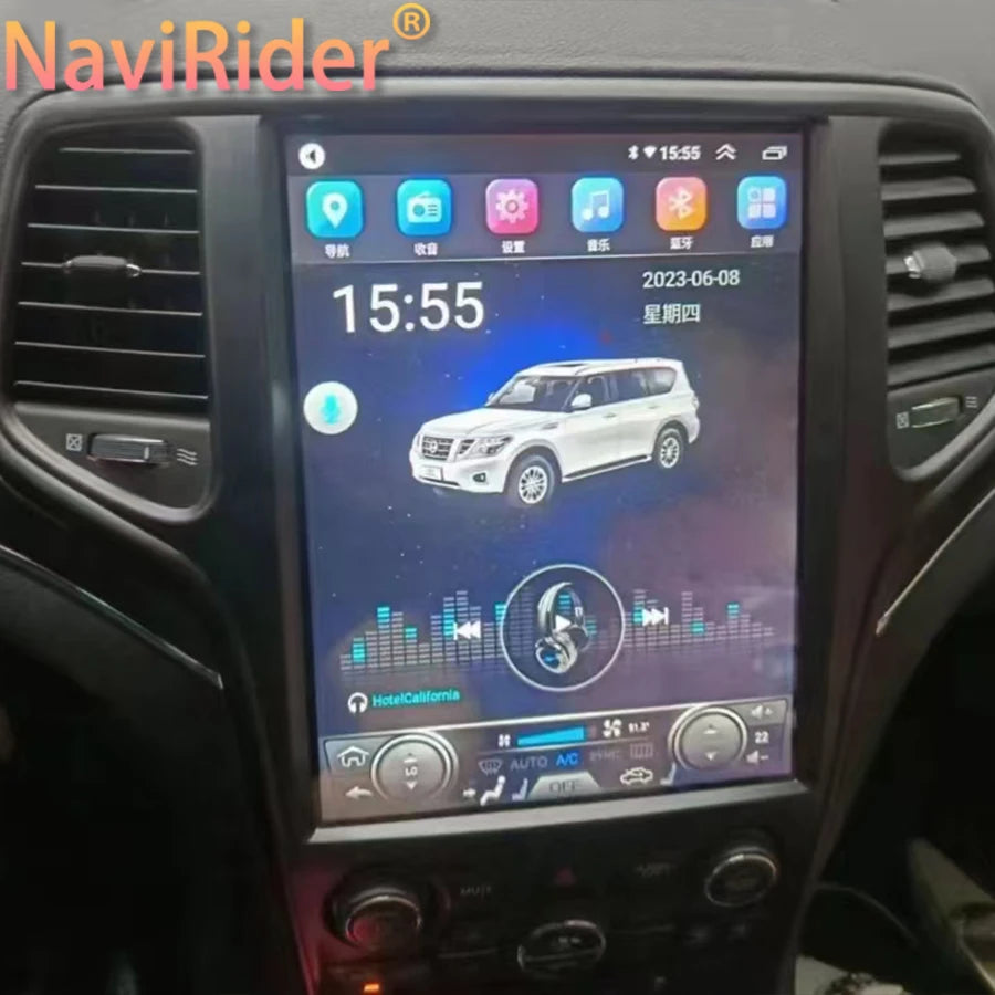 12.8inch For Jeep Grand Cherokee 2013 - 2018 Android Screen Car Radio Multimedia Video Pla