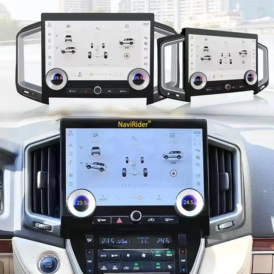 For Toyota Land Cruiser LC200 2016-2020 Android Car GPS Navigation Radio Stereo Multimedia