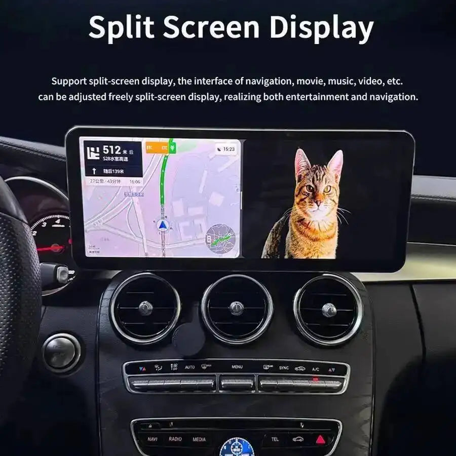 14.6inch Ultra-thin Screen Android Car Radio For Mercedes Benz A B C V E G Class GLC GLA C