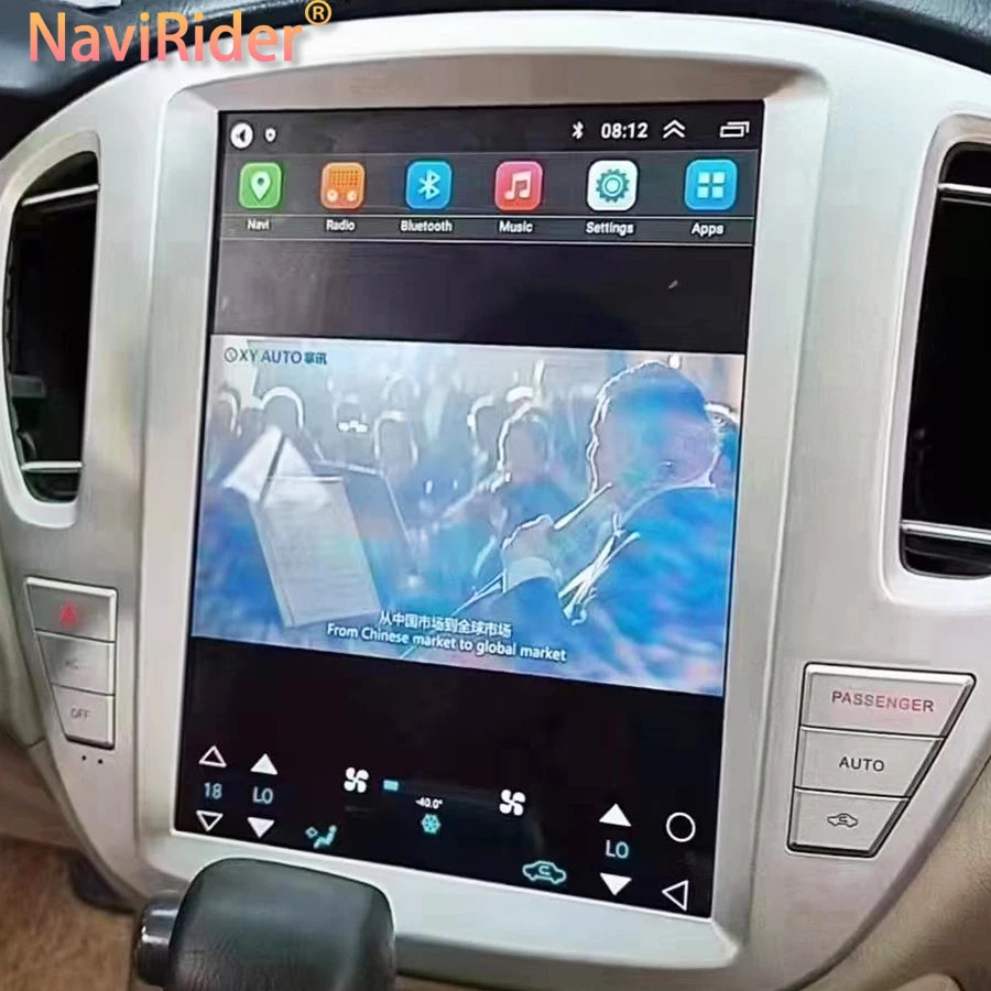 12.1inch Car Radio Stereo Hand Unit For Toyota Highlander 2001-2007 DSP Android 14 GPS Scr