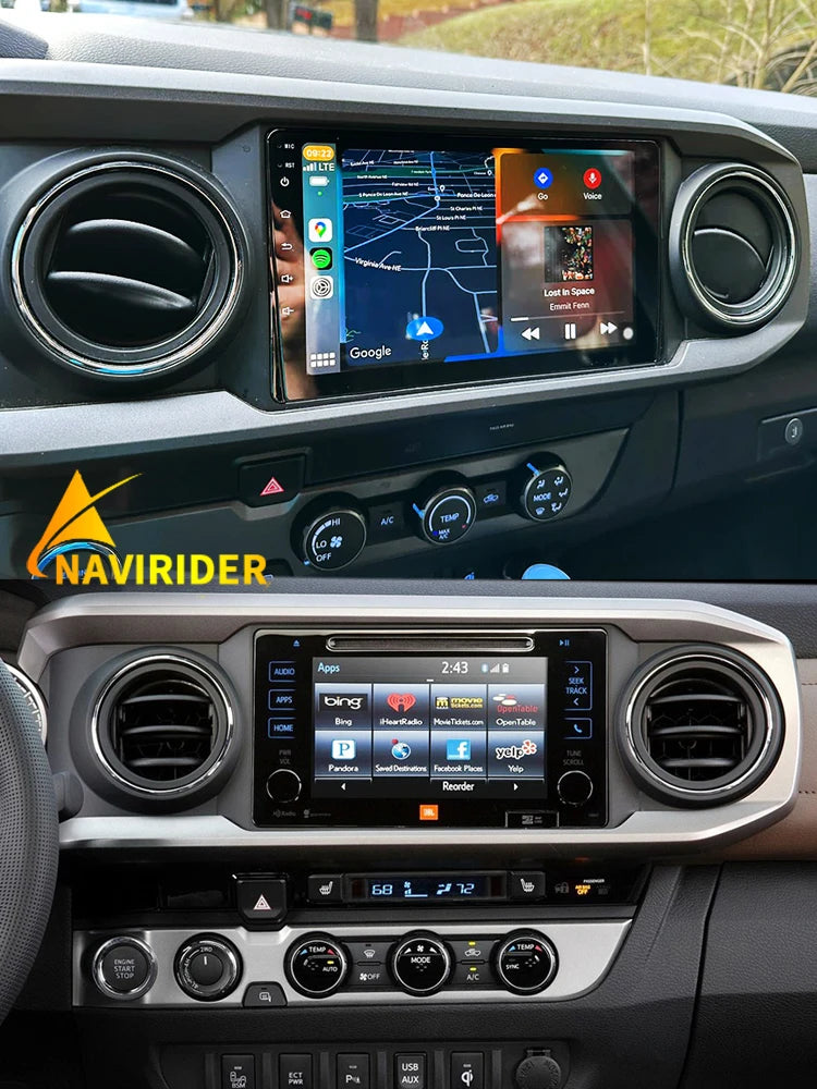128GB Rom Android 14 Multimedia Video Player Autoradio For Toyota Tacoma N300 2016 2017 20