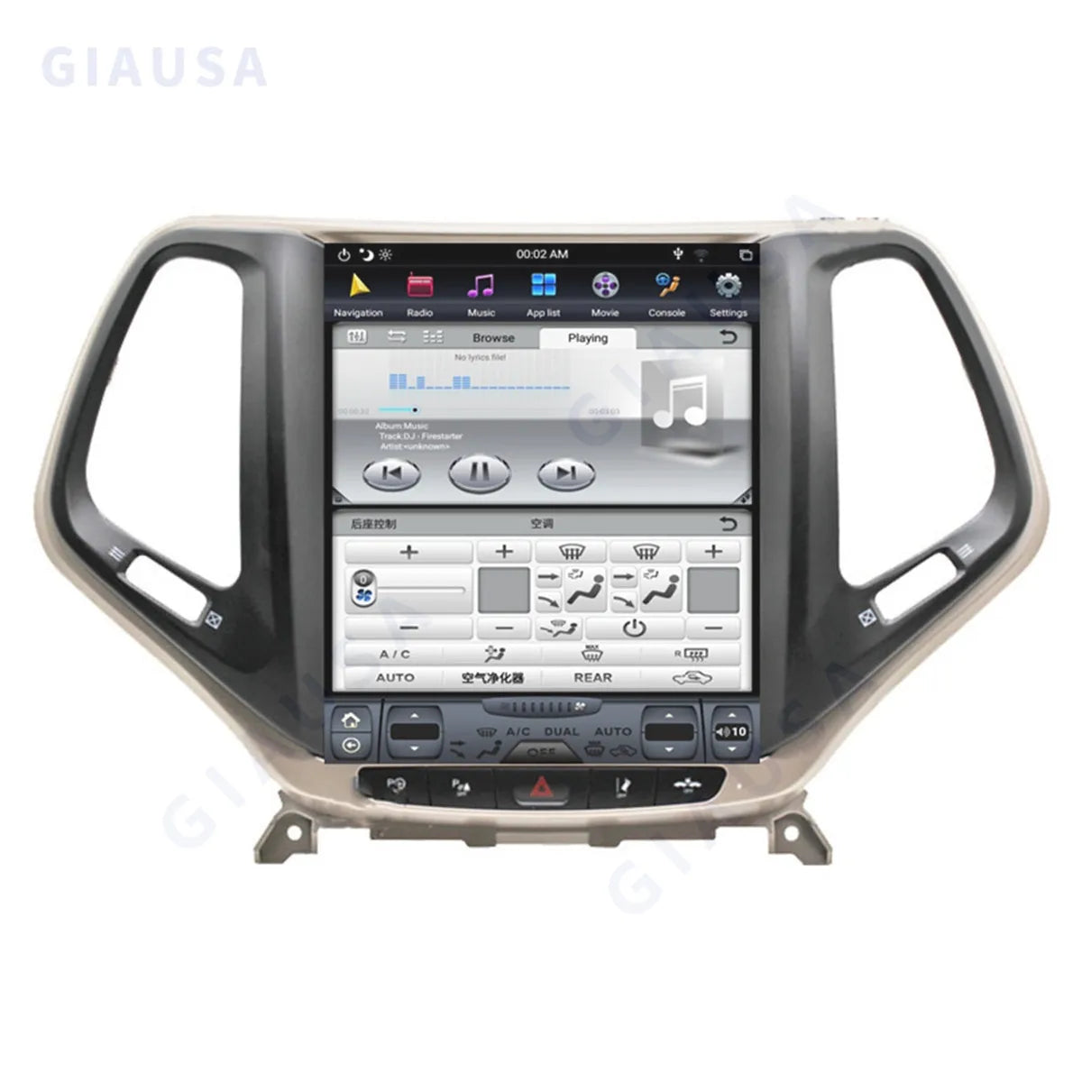 Android 13 8G+128G For Jeep Grand Cherokee 2014 2015 2016 2017 2018 Car Radio Multimedia P