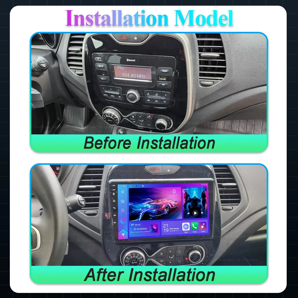 Android 16 Car Radio For Renault Kaptur Captur Clio Samsung Qm3 2013 2014 2015 2016 Wirele | AUTOKITSHOP