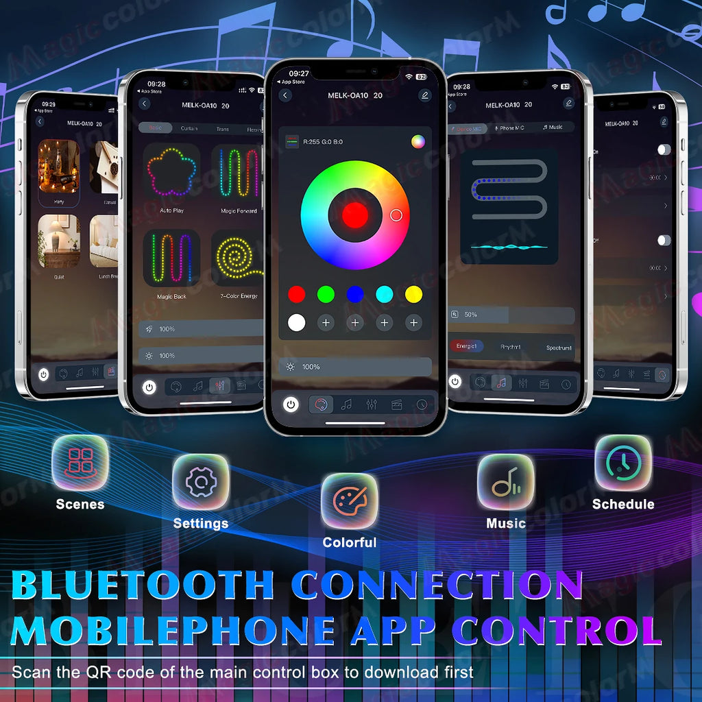 RGB - Ambient Light - App Control - Car Interior Lighting | AUTOKITSHOP