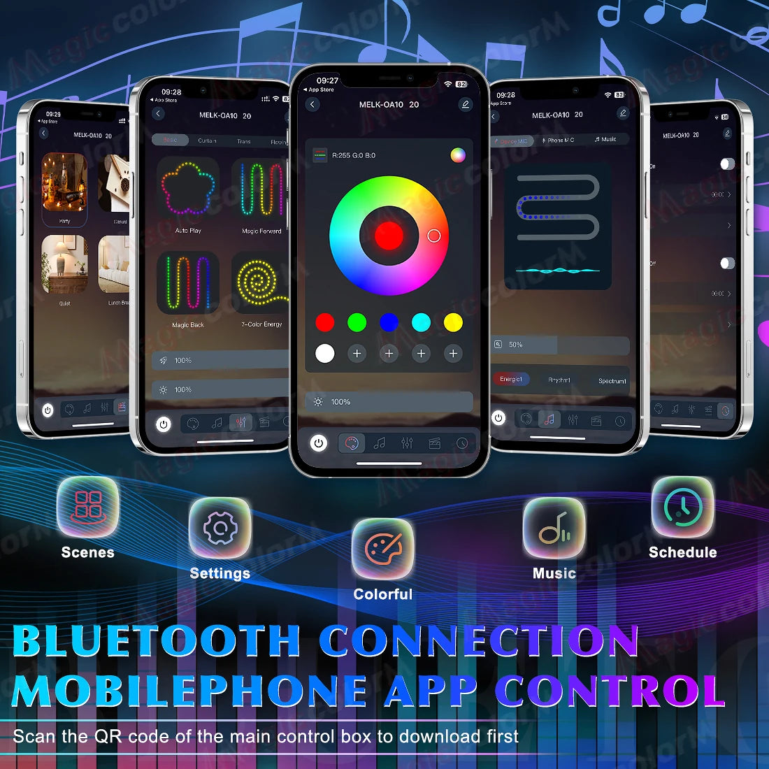 RGB - Ambient Light - App Control - Car Interior Lighting | AUTOKITSHOP