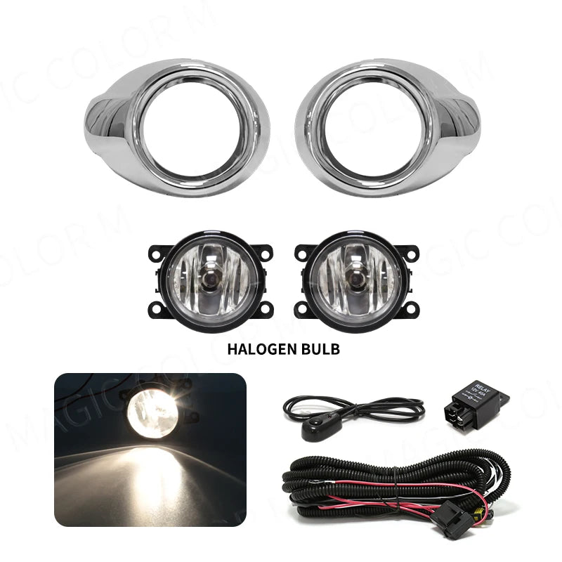 Chrome Cover Car Fog Lamp Day Time Running Light DRL For Ford Focus 3 2012 2013 2014 Focus | AUTOKITSHOP