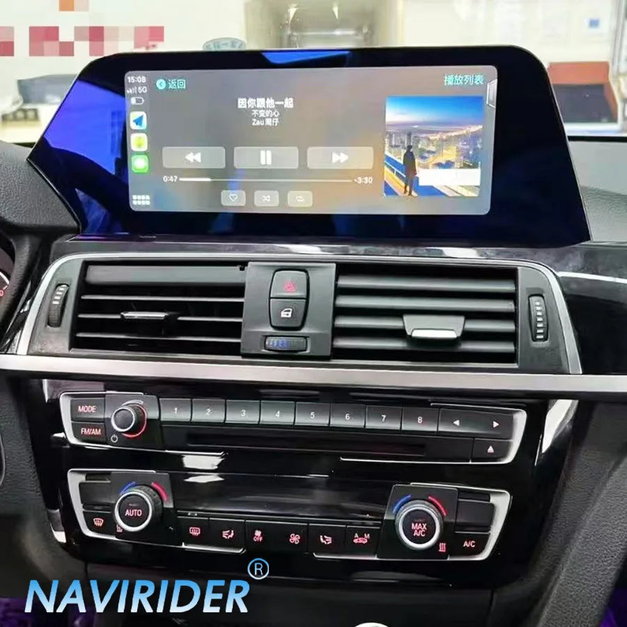 10.25" Android Screen CarPlay For BMW 3 Series 4 Series 2013-2018 Car Radio Multimedia Vid