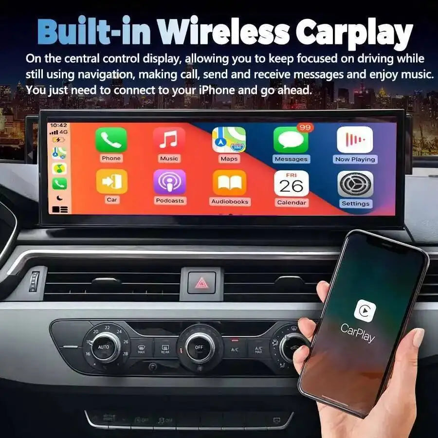 14.9inch Car Radio Head Unit Wireless CarPlay For AUDI A6L 2012-2018 Android Auto Multimed | AUTOKITSHOP