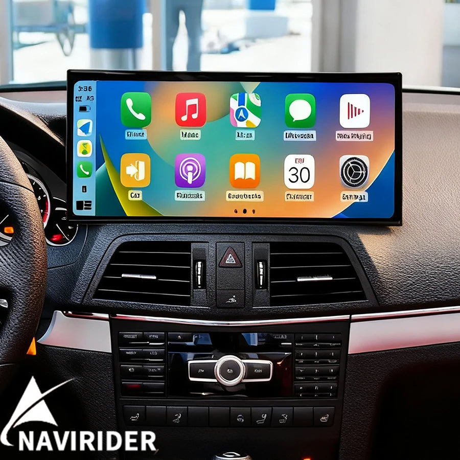 15.8" Screen For Mercedes Benz E Class W212 E260 E300 E350 Car Multimedia Player Radio Nav