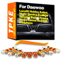 LED Interior Light Kit for Daewoo Lacetti Nubira Kalos Matiz Gentra Evanda Tacuma Rezzo Tosca Nexia Lanos Rexton Wins...