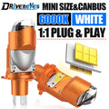 H4 LED Headlight Bulb Projector Lens Ultra Bright 9003/HB2 Hi/Low Beam Apply For Motorcycl