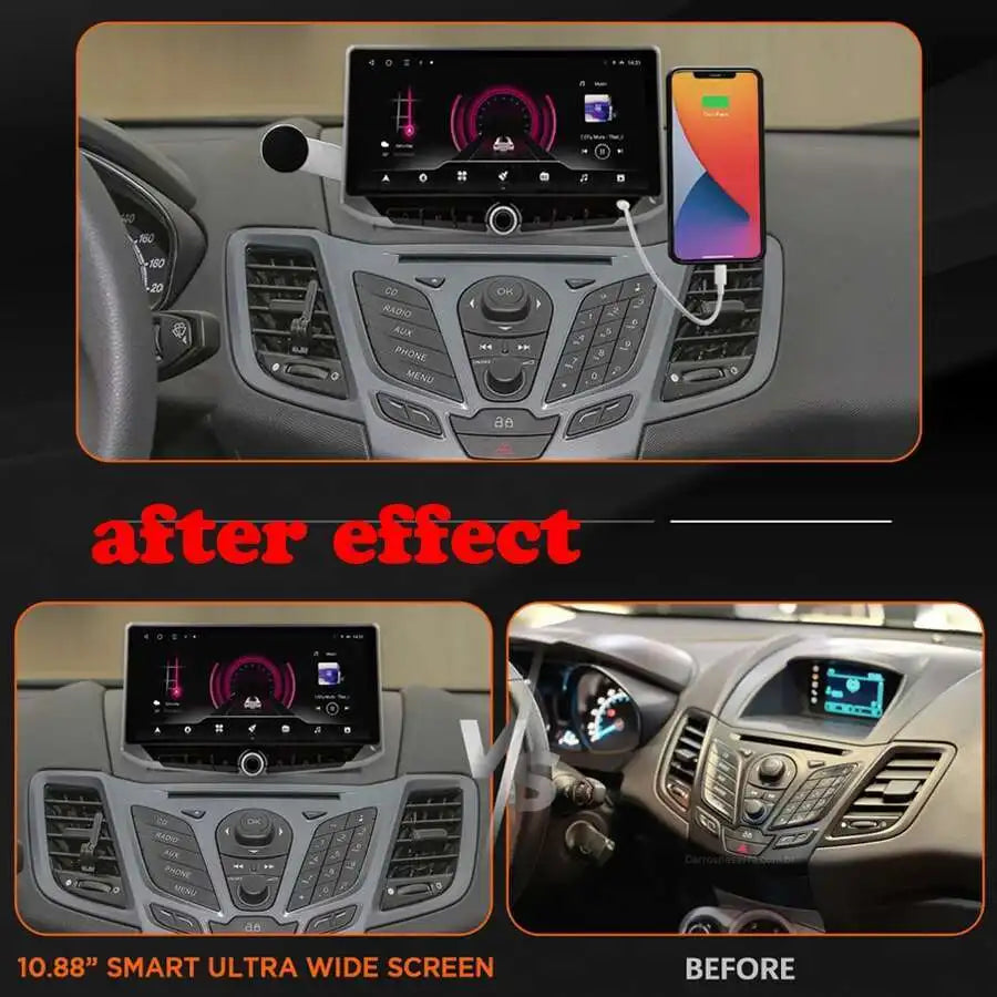 10.88inch Android Multimedia Video Player For Ford Transit Tourneo Custom Ecosport Connect