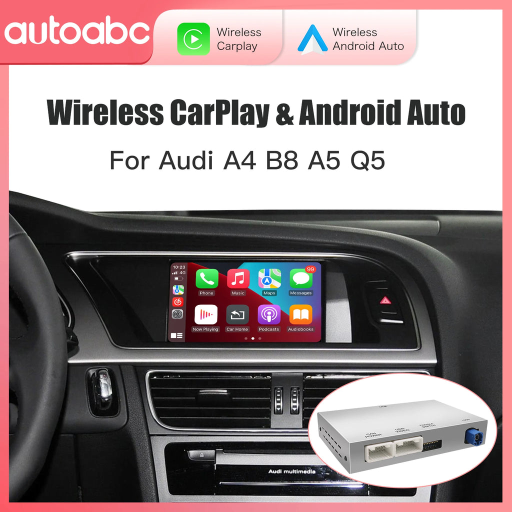 Wireless CarPlay Android Auto Interface Adapter For Audi A4 B8 A5 Q5 2009-2016 Bluetooth G | AUTOKITSHOP