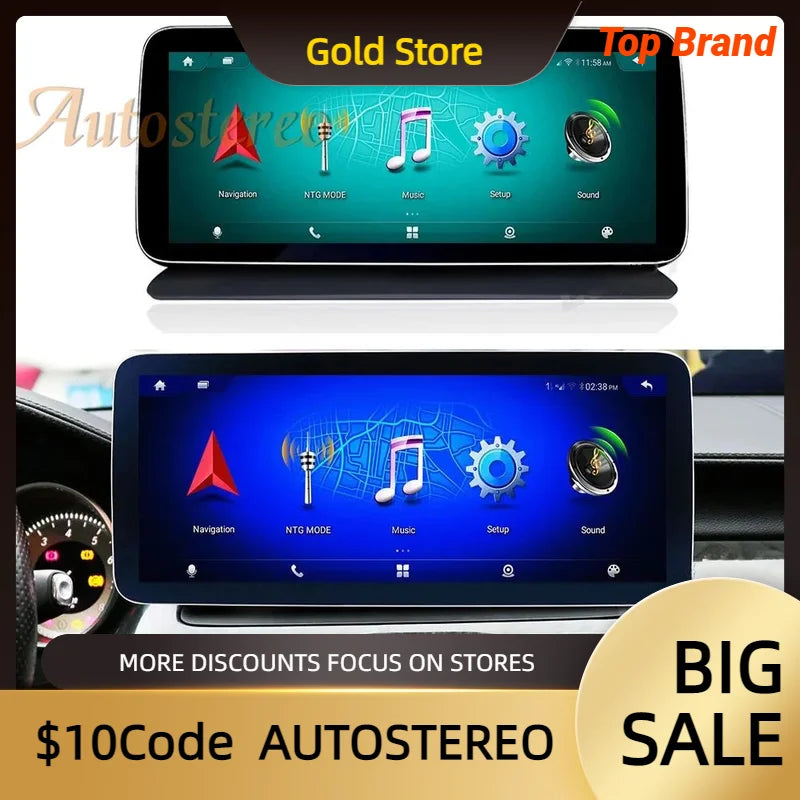 4G SIM Carplay Android 13 Car Media For Mercedes Benz CLS W218 2011 2012 2013 2014 2015201