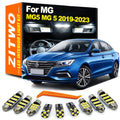 ZITWO 9Pcs LED Interior Dome Reading Light License Plate Lamp Kit For MG 5 MG5 2 for MG MG5 - Canbus LED Car Light