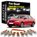 BADEYA Canbus LED Interior Map Dome Light Kit For Seat Toledo MK 2 3 4 II III IV 1999-2011