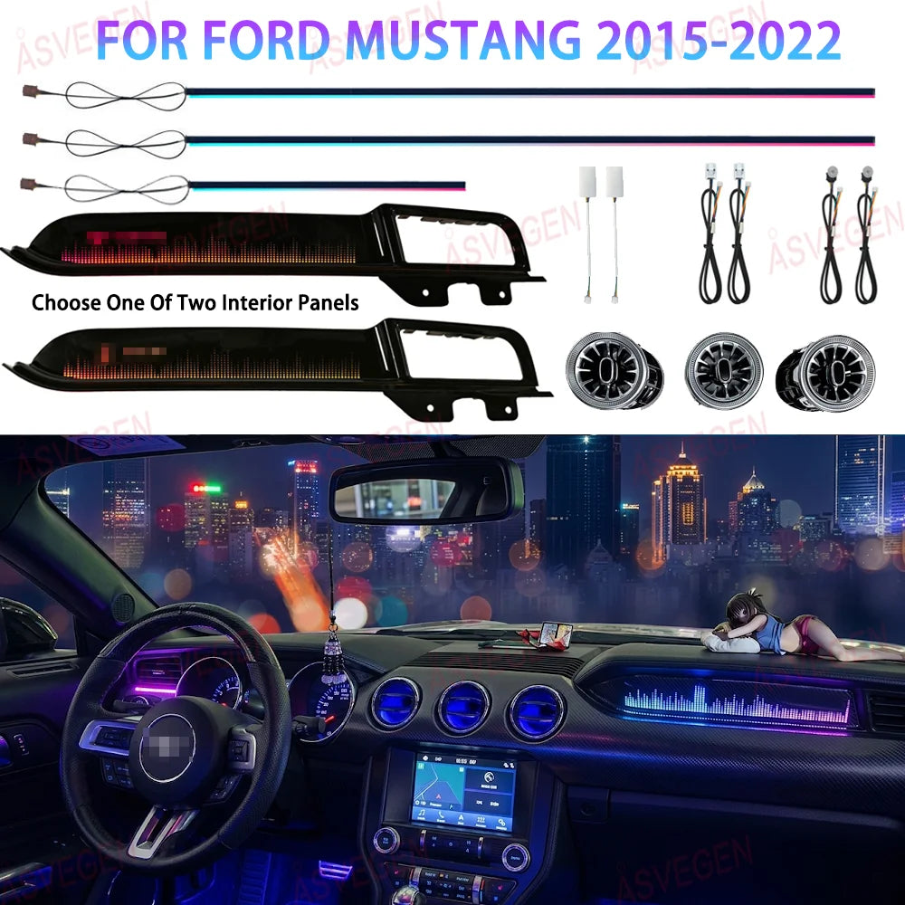 RGB - Ambient Light - for Ford 2015-2022 - App Control - Car Interior Lighting
