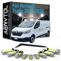 11-Piece LED Interior Light Kit for Renault - Canbus Error-Free Interior Bulbs