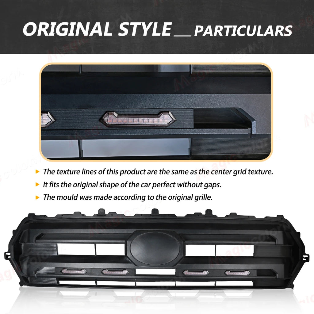 Colorful APP Control Grille Lights For Toyota Tacoma SR5 SR 2024 2025 LED Car Grill Front  | AUTOKITSHOP