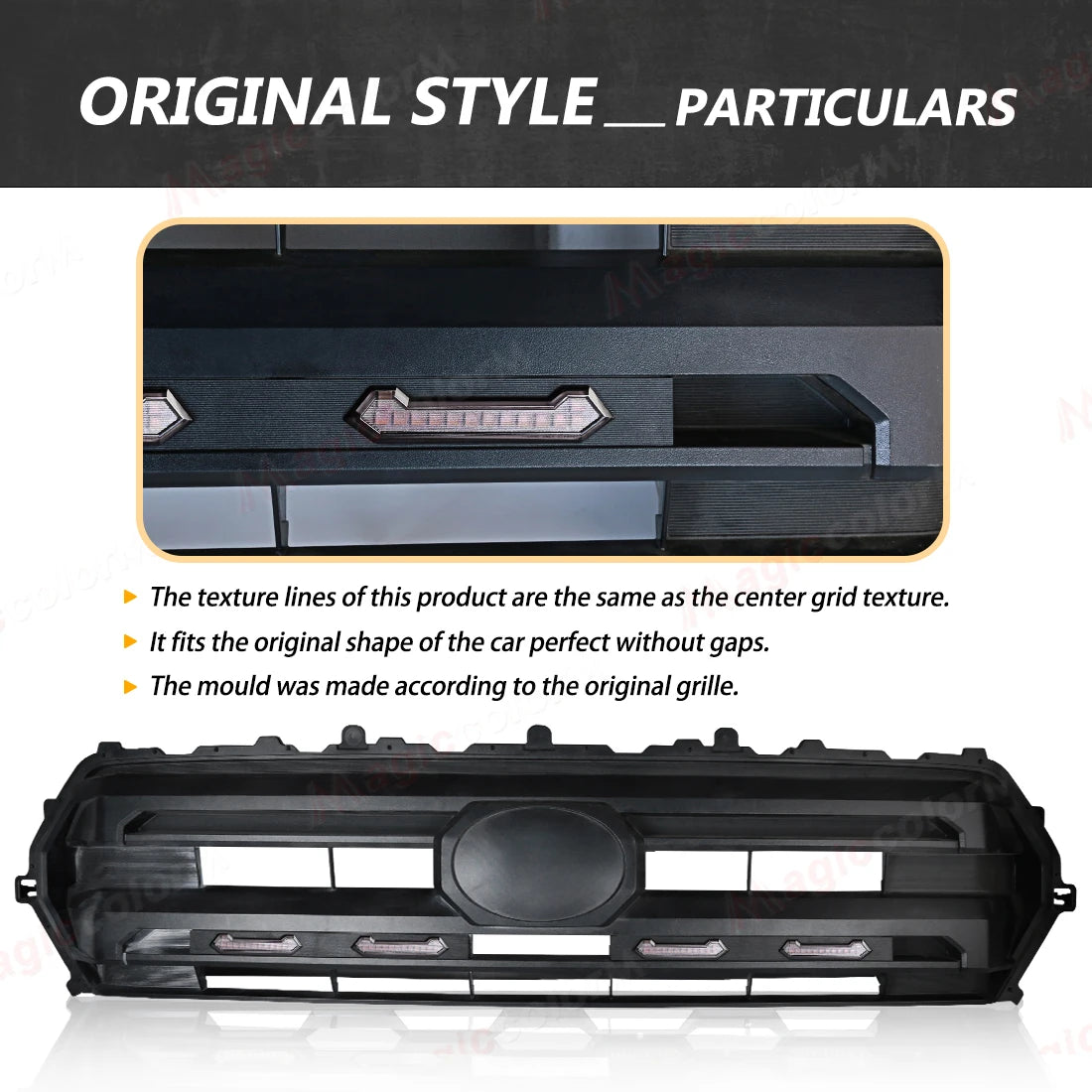 Colorful APP Control Grille Lights For Toyota Tacoma SR5 SR 2024 2025 LED Car Grill Front  | AUTOKITSHOP