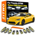 ZITWO 11Pcs Canbus LED Interior Light Bulb Kit For Toyota 86 GT86 Subaru BRZ Sci for Toyota GT86 2013-2015 - Canbus LED