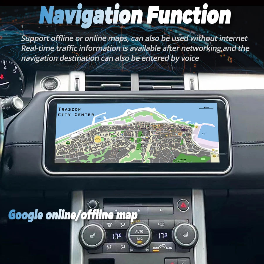 12.3Inch Android 13 For Land Rover Range Rover Evoque 2012-2018 Car GPS Multimedia Video P | AUTOKITSHOP