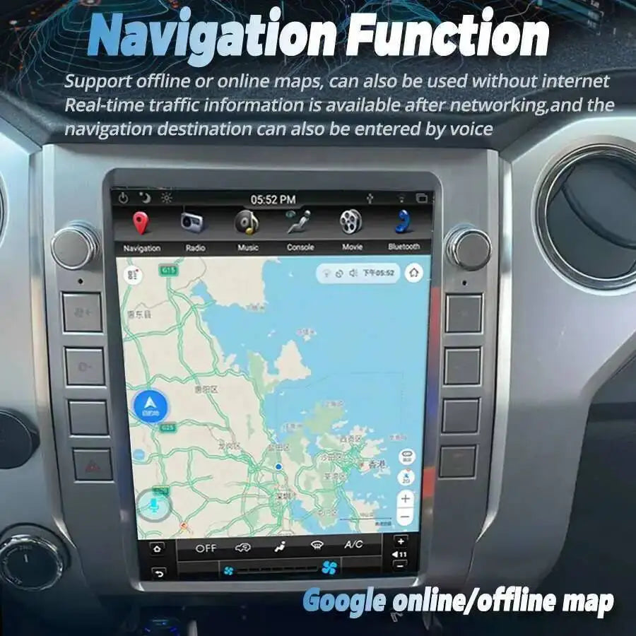 12.1inch Screen Android 15 Car Radio For Toyota Tundra 2014-2020 Car Multimedia Video Play | AUTOKITSHOP