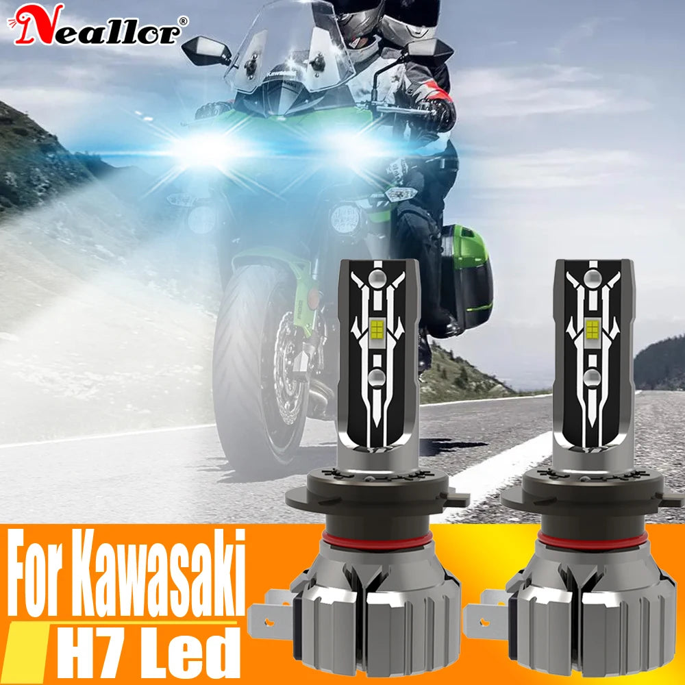 H7 Led Light Motorcycle Headlight Canbus Car Fog Bulb Moto Driving Running Lamp 12v 55w Fo