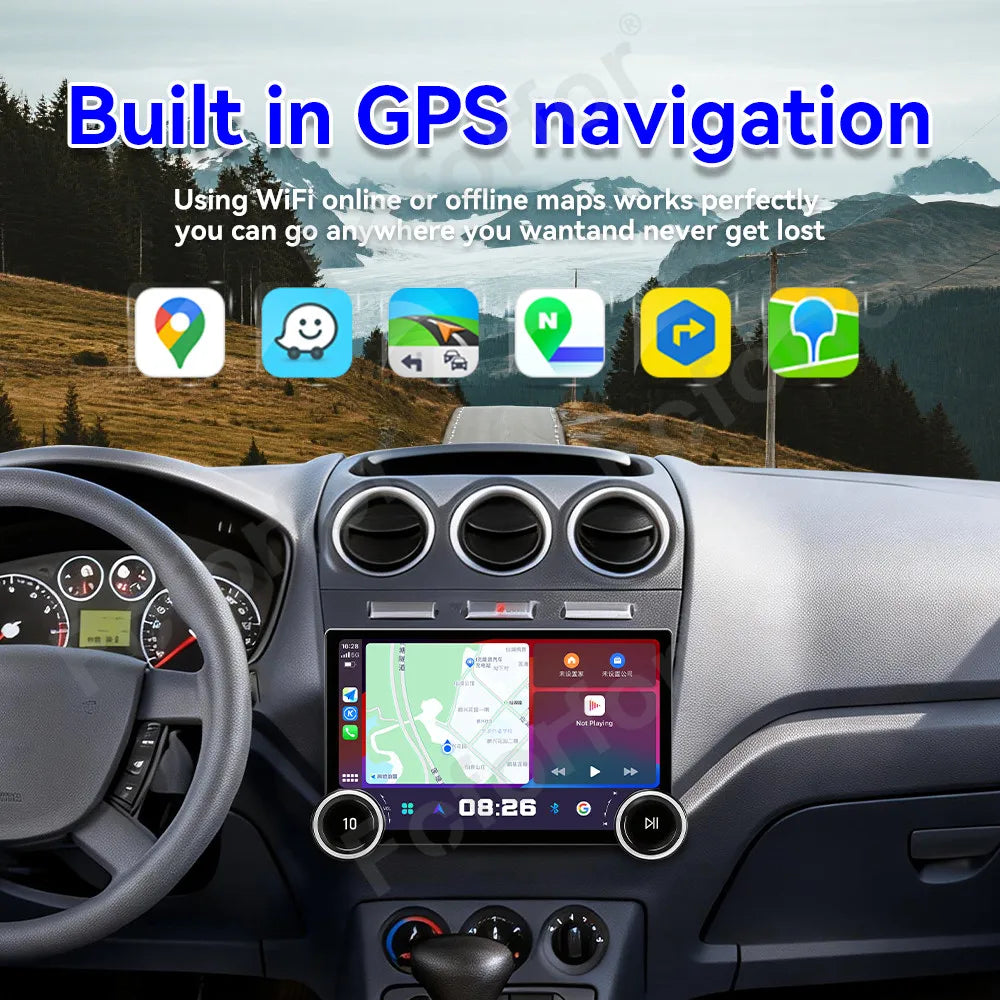 Sleek Premium HD Touch Screen 11.5 Inch Android 15 Wireless CarPlay GPS Navigation Stereo