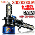 H7 H4 Led Headlight Bulbs H11 H8 H9 9005 HB3 9006 HB4 Canbus Turbo Fan LED Light for Car H