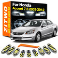 ZITWO 15Pcs LED Interior Dome Light Sunvisor Lamp Kit For Honda Accord 7 8 7th 8 for Honda Accord 2003-2006 - Canbus LED